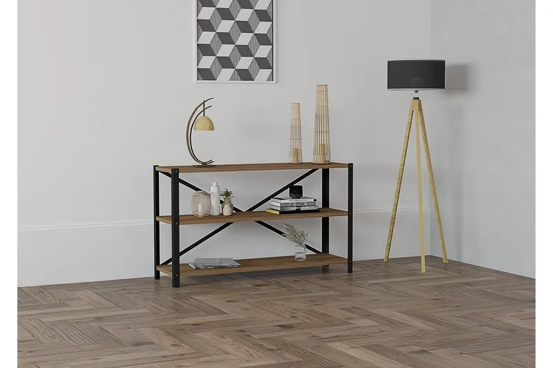 Rinorea Bokhylle 103x60 cm - Brun - Oppbevaring - Hyller - Bokhylle