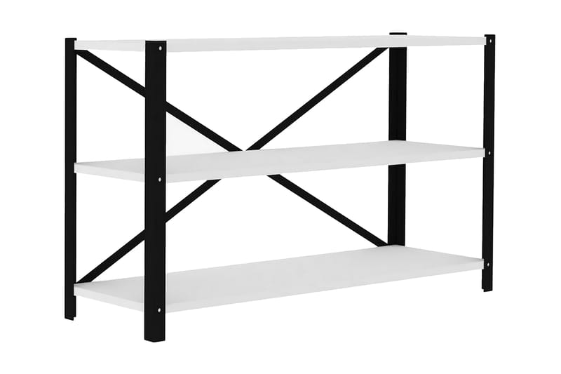 Rinorea Bokhylle 103x60 cm - Hvit - Oppbevaring - Hyller - Bokhylle