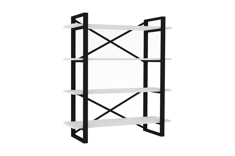 Rinorea Bokhylle 106x120 cm - Hvit - Oppbevaring - Hyller - Bokhylle