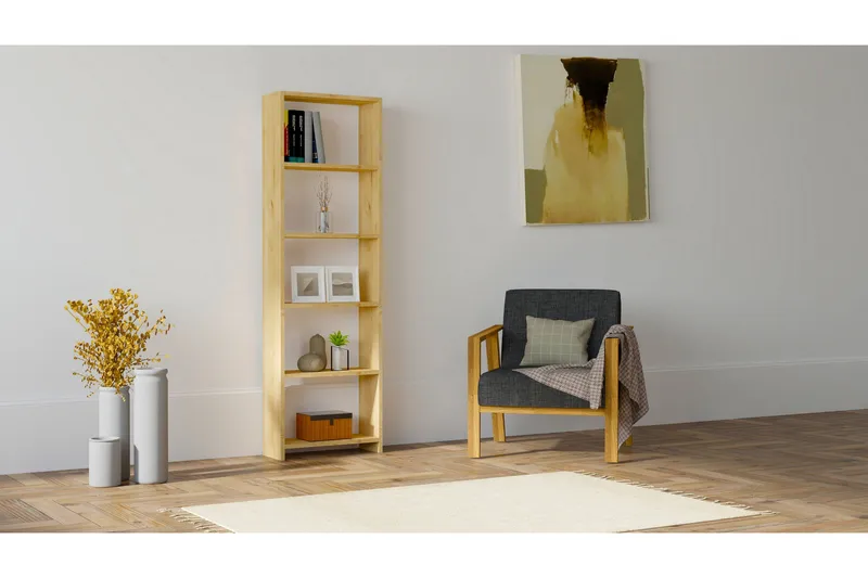 Rinorea Bokhylle 160x50 cm - Brun - Oppbevaring - Hyller - Bokhylle