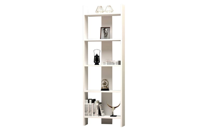 Rinorea Bokhylle 52,4x149 cm - Hvit - Oppbevaring - Hyller - Bokhylle