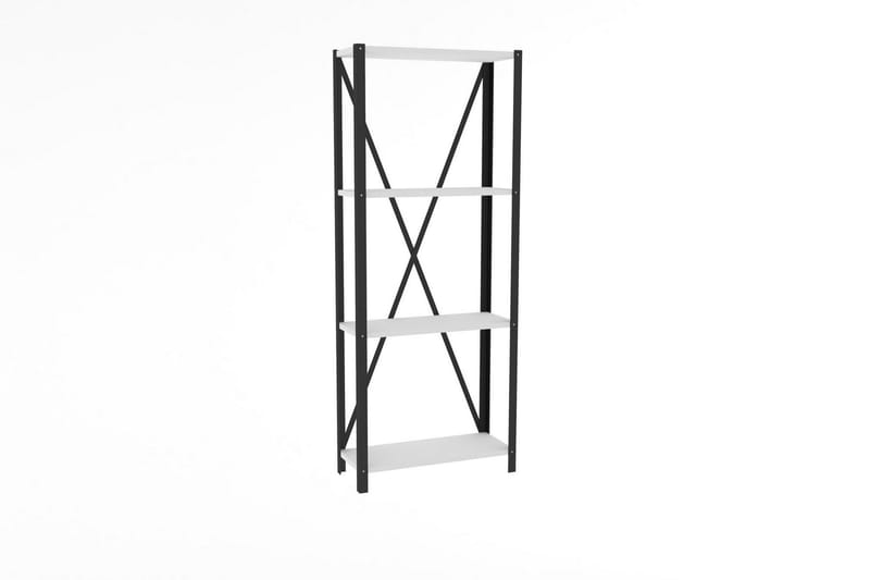 Rinorea Bokhylle 60x149,5 cm - Hvit - Oppbevaring - Hyller - Bokhylle