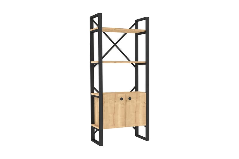 Rinorea Bokhylle 64x160 cm - Blå - Oppbevaring - Hyller - Bokhylle