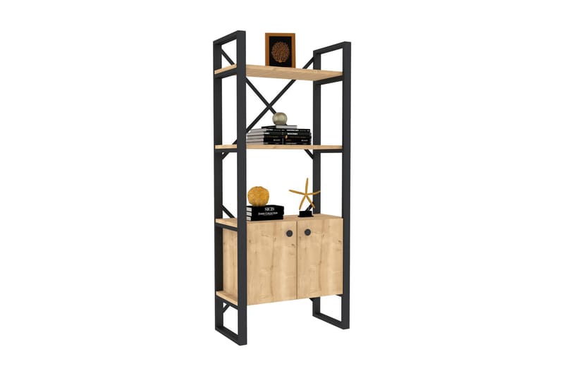 Rinorea Bokhylle 64x160 cm - Blå - Oppbevaring - Hyller - Bokhylle