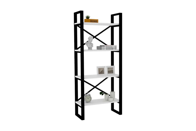 Rinorea Bokhylle 66x150 cm - Hvit - Oppbevaring - Hyller - Bokhylle