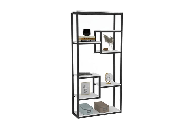 Rinorea Bokhylle 85x182 cm - Hvit - Oppbevaring - Hyller - Bokhylle