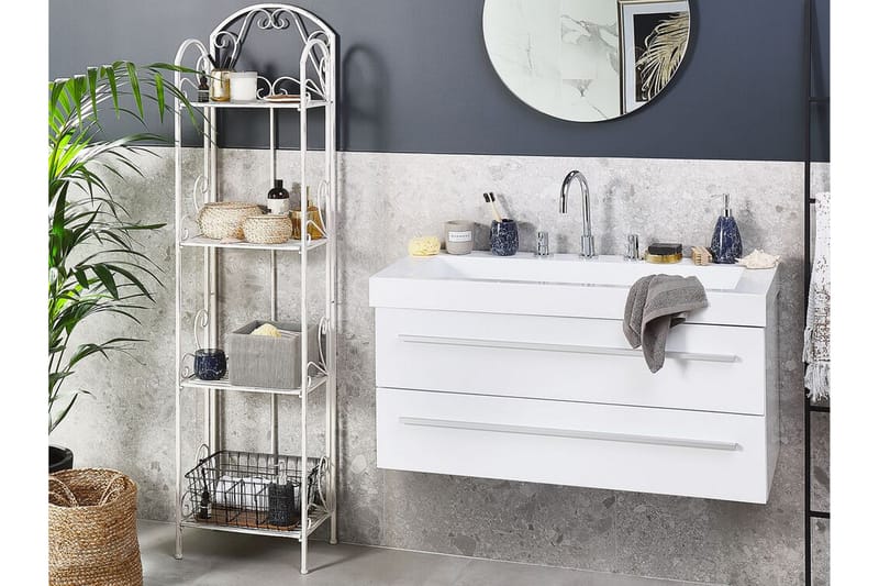 Rucaco Hylle 40x27 cm - Hvit - Oppbevaring - Hyller - Bokhylle