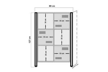 Sapphira Avlastningsbord - Oppbevaring - Hyller - Bokhylle