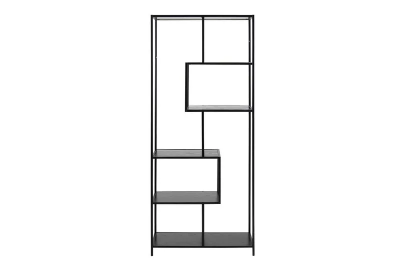 Seaford Bokhylle Eik/Svart - Oppbevaring - Hyller - Bokhylle