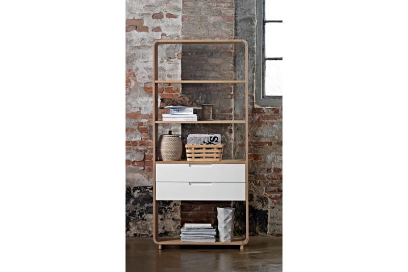 Sephiran Bokylle 82x194 cm - Brun - Oppbevaring - Hyller - Bokhylle