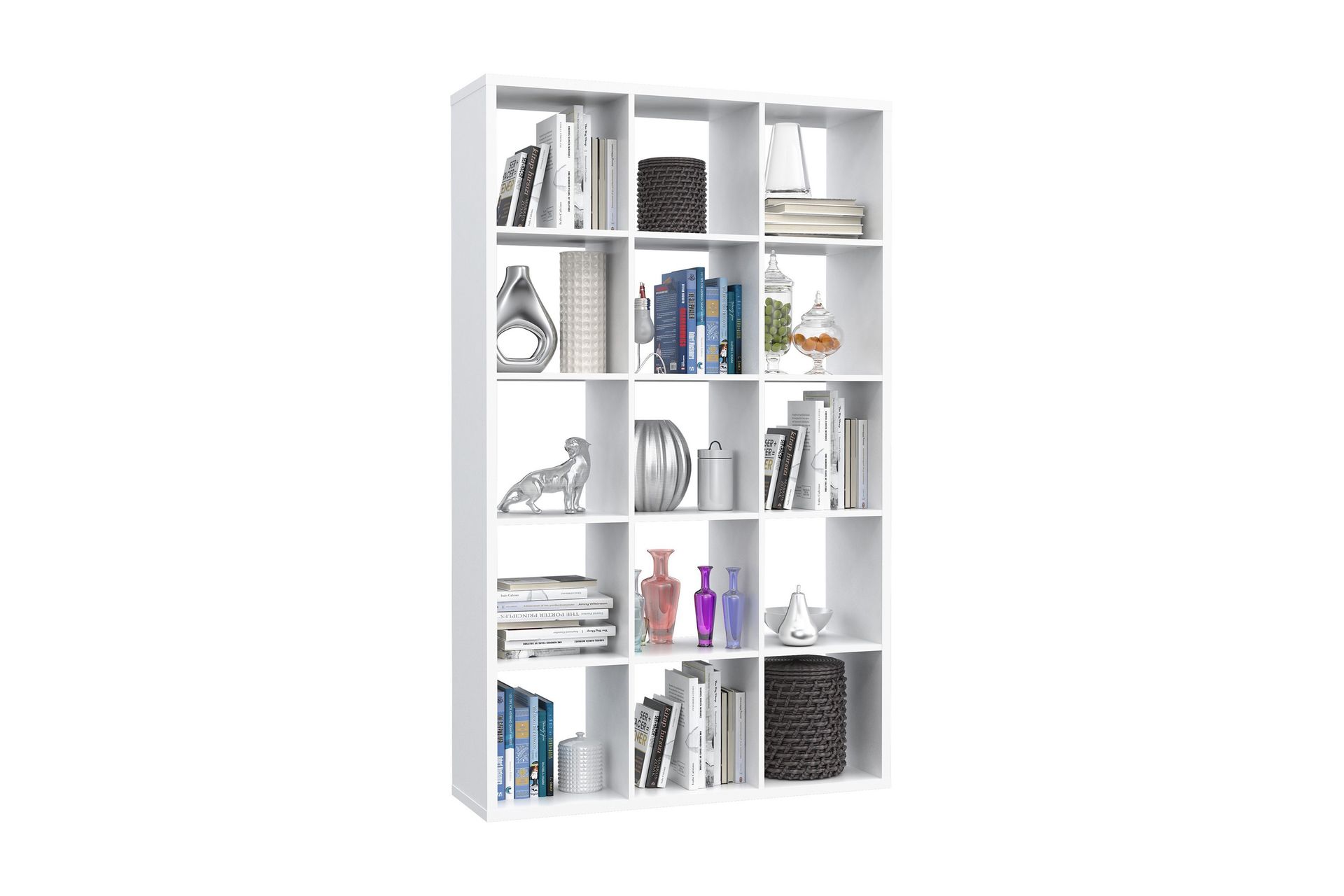 Singleton Bokhylle 107 cm - Hvit - Oppbevaring - Hyller - Bokhylle