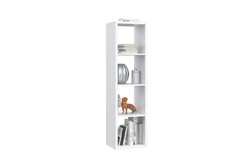 Singleton Bokhylle 38 cm i Malt Tre - Hvit - Oppbevaring - Hyller - Bokhylle