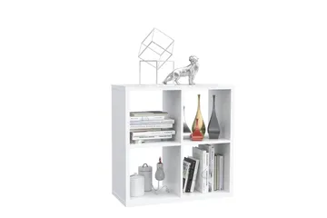 Singleton Bokhylle 73 cm i Malt Tre - Hvit - Oppbevaring - Hyller - Bokhylle