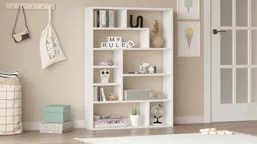 Bokhylle Skye Decor Cleo Shelf (90 x 123,6 x 22 cm) Hvit - Hvit - Oppbevaring - Hyller - Bokhylle