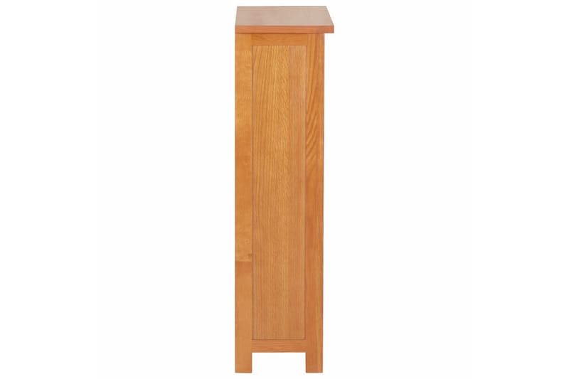 Smal bokhylle 45x22,5x82 cm heltre eik & MDF - Oppbevaring - Hyller - Bokhylle