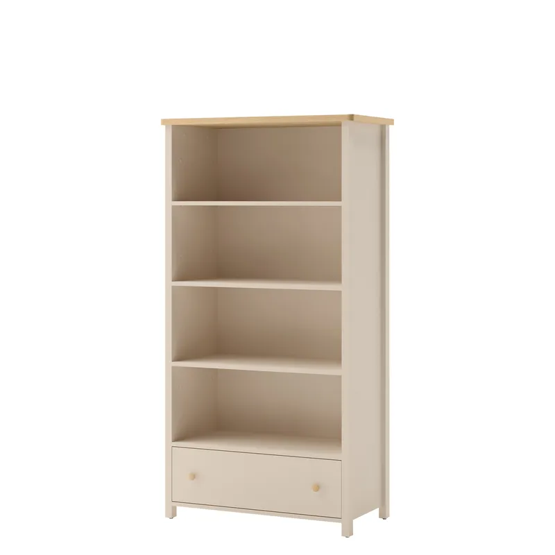 bokhylle Story Beige, eik, Beige, eik