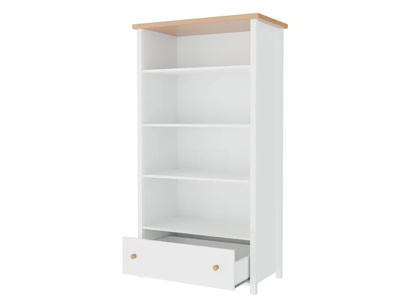 bokhylle Story Beige, eik - Beige, eik - Oppbevaring - Hyller - Bokhylle