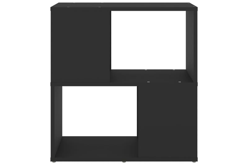 Bokhylle svart 60x24x63 cm sponplate - Svart - Oppbevaring - Hyller - Bokhylle