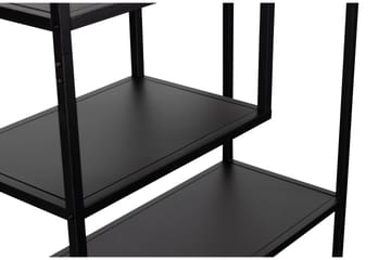 Teun Smal Bokhylle 35 cm i Metall - Sort - Oppbevaring - Hyller - Bokhylle