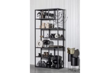 Teun Smal Bokhylle 35 cm i Metall - Sort - Oppbevaring - Hyller - Bokhylle