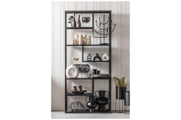 Teun Smal Bokhylle 35 cm i Metall - Sort - Oppbevaring - Hyller - Bokhylle