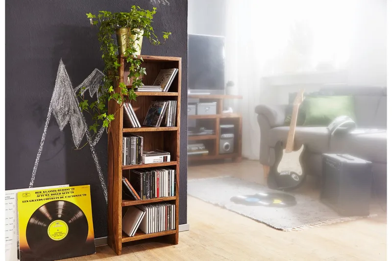 Ticon Bokhylle - Brun - Oppbevaring - Hyller - Bokhylle