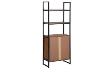 Tifton Bokhylle 61 cm i Mørkt Tre - Brun - Oppbevaring - Hyller - Bokhylle