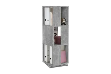 Tower Bokhylle 34 cm Roterbar - Grå - Oppbevaring - Hyller - Bokhylle