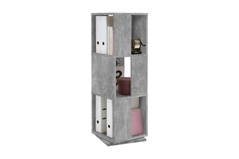 Tower Bokhylle 34 cm Roterbar - Grå - Oppbevaring - Hyller - Bokhylle