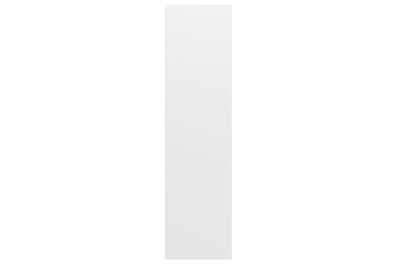 Vegghengt TV-benk hvit 37x37x142,5 cm sponplate - Hvit - Oppbevaring - Hyller - Bokhylle