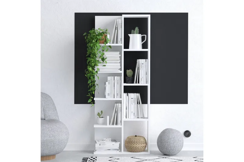 Viva Bokhylle 60x18 cm Hvit - Hanah Home - Oppbevaring - Hyller - Bokhylle