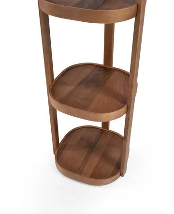 Bokhylle Wallxpert Polo Kare (42 x 150 x 42 cm) Valnøtt - Valnøtt - Oppbevaring - Hyller - Hylleplan & hyllekonsoll