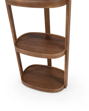 Bokhylle Wallxpert Polo Dikdortgen (55 x 150 x 38 cm) Valnøtt - Valnøtt - Oppbevaring - Hyller - Hylleplan & hyllekonsoll