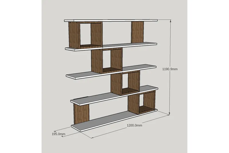 Windlar Vegghylle - Oppbevaring - Hyller - Bokhylle