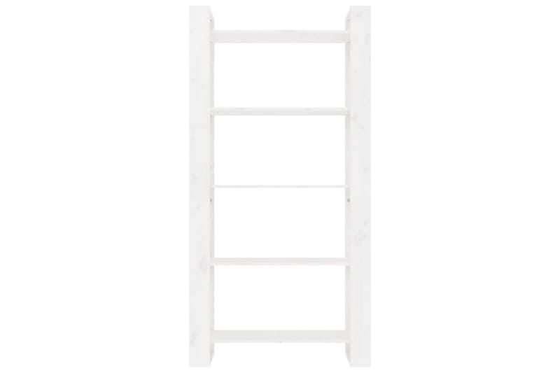 Bokhylle/romdeler 80x35x160 cm heltre - Hvit - Oppbevaring - Hyller - Bokhylle