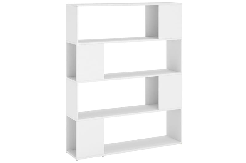 Bokhylle/romdeler hvit 100x24x124 cm - Hvit - Oppbevaring - Hyller - Bokhylle