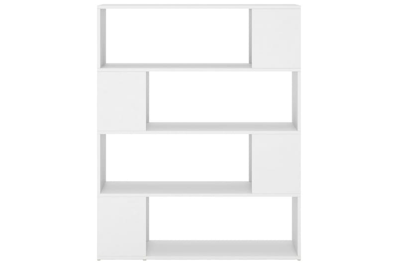 Bokhylle/romdeler hvit 100x24x124 cm - Hvit - Oppbevaring - Hyller - Bokhylle