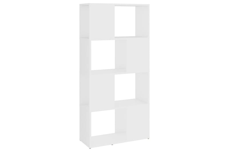 Bokhylle/romdeler hvit 60x24x124,5 cm sponplate - Hvit - Oppbevaring - Hyller - Bokhylle