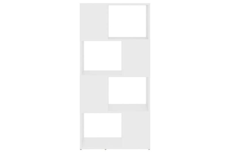 Bokhylle/romdeler hvit 60x24x124,5 cm sponplate - Hvit - Oppbevaring - Hyller - Bokhylle