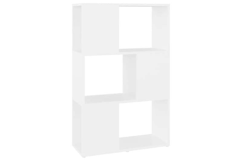 Bokhylle/romdeler hvit 60x24x94 cm sponplate - Hvit - Oppbevaring - Hyller - Bokhylle