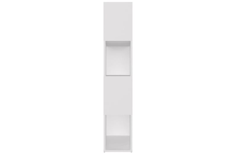 Bokhylle/romdeler hvit 80x24x124,5 cm sponplate - Hvit - Oppbevaring - Hyller - Bokhylle