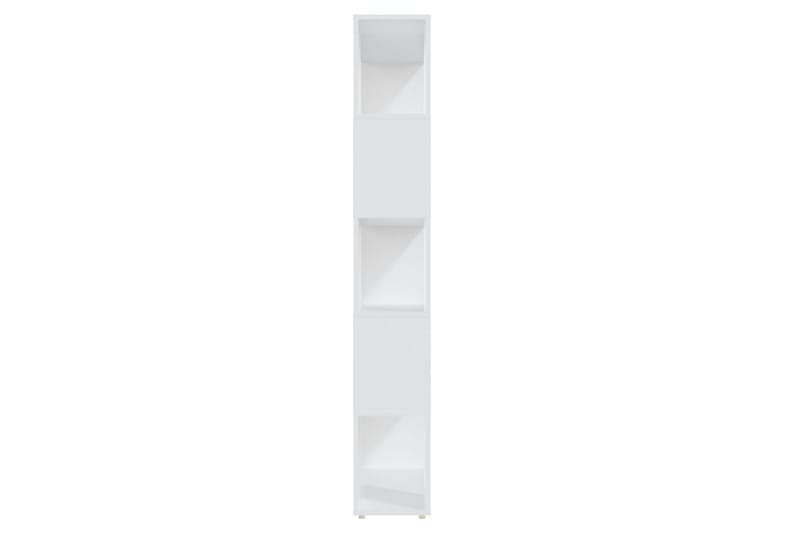 Bokhylle/romdeler hvit 80x24x155 cm sponplate - Hvit - Oppbevaring - Hyller - Bokhylle