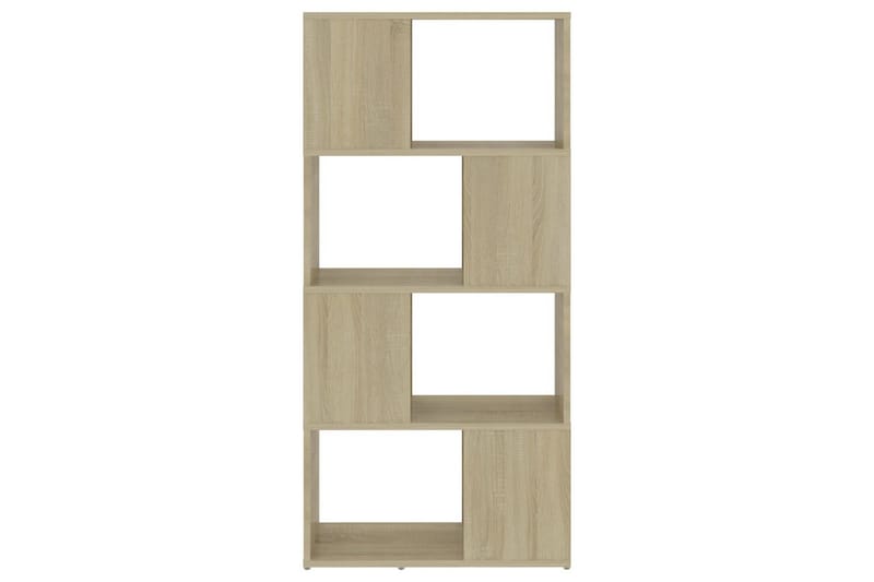 Bokhylle/romdeler sonoma eik 60x24x124,5 cm sponplate - Brun - Oppbevaring - Hyller - Bokhylle