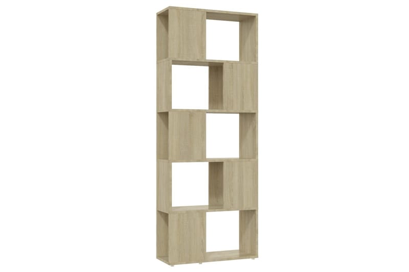Bokhylle/romdeler sonoma eik 60x24x155 cm - Brun - Oppbevaring - Hyller - Bokhylle