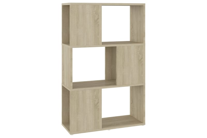 Bokhylle/romdeler sonoma eik 60x24x94 cm sponplate - Brun - Oppbevaring - Hyller - Bokhylle