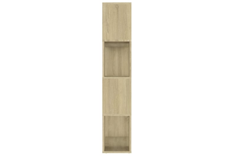 Bokhylle/romdeler sonoma eik 80x24x124,5 cm sponplate - Brun - Oppbevaring - Hyller - Bokhylle