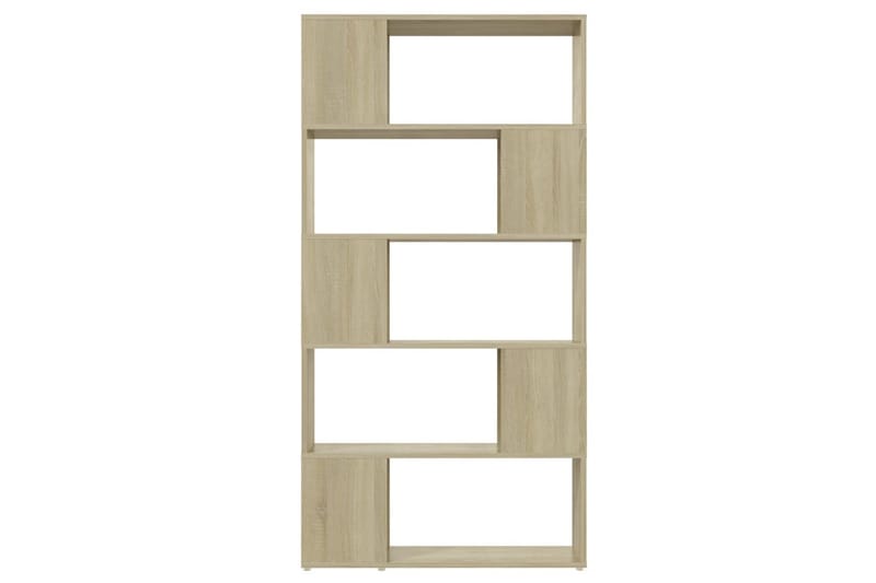 Bokhylle/romdeler sonoma eik 80x24x155 cm sponplate - Brun - Oppbevaring - Hyller - Bokhylle