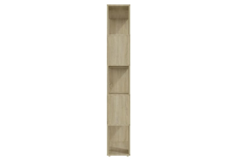 Bokhylle/romdeler sonoma eik 80x24x155 cm sponplate - Brun - Oppbevaring - Hyller - Bokhylle