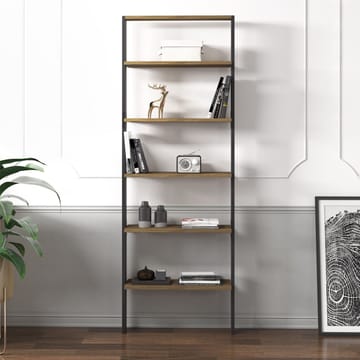 Branik Bokhylle 61x180x25 cm - Antrasitt/Antikk valnøtt - Oppbevaring - Hyller - Bokhylle