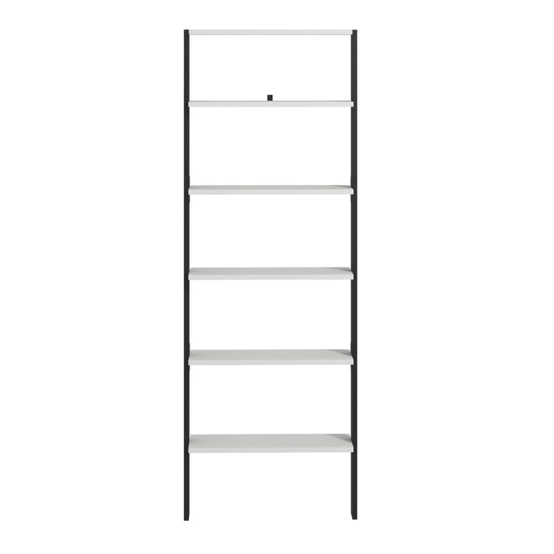Branik Bokhylle 61x180x25 cm - Antrasitt/Hvit - Oppbevaring - Hyller - Bokhylle
